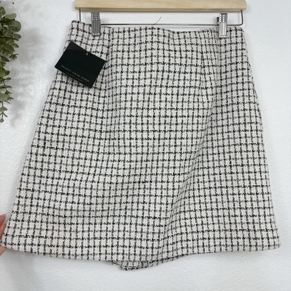 NWT MARC NEW YORK • Plaid Tweed Skirt - Picture 5 of 5